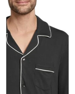 Eberjey The William Modal Long PJ Set | Sleepwear -Shoe Vogue Shop 81LqakOeDhL. AC SR736920