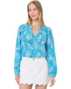 Lilly Pulitzer Elsa Top | Shirts & Tops -Shoe Vogue Shop 81RZTYCfujL. AC SR736920