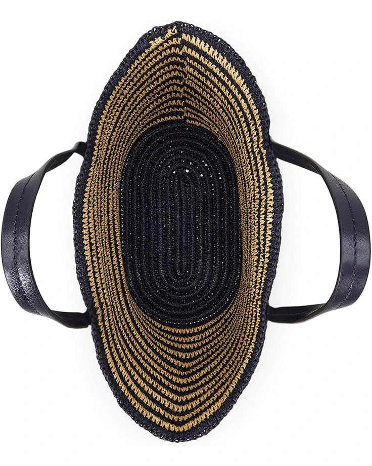 Lauren Ralph Lauren Striped Straw Large Brie Tote Bag | Handbags 5 Lauren Ralph Lauren Striped Straw Large Brie Tote Bag | Handbags - Image 3