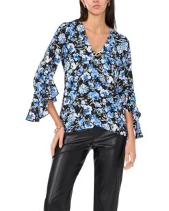 Vince Camuto V-Neck Flutter Sleeve Blouse | Shirts & Tops