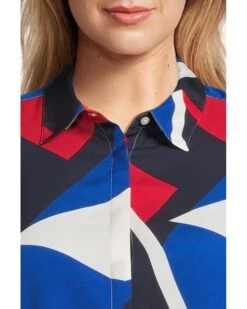 Lauren Ralph Lauren Plus Size Classic Fit Print Crepe Shirt | Shirts & Tops -Shoe Vogue Shop 81VCYrXPIVL. AC SR736920