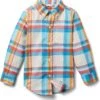 Janie and Jack Madras Plaid Button-Down Shirt (Toddler/Little Kid/Big Kid) | Shirts & Tops -Shoe Vogue Shop 81WgwCAEwEL. AC SR736920