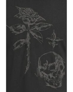 John Varvatos Rose + Skull Tee KG6913S25 | Shirts & Tops -Shoe Vogue Shop 81YAHQS5D6L. AC SR736920