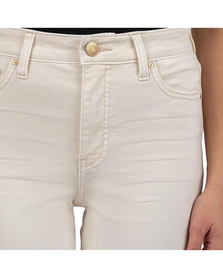 KUT from the Kloth Reese High Rise Fab Ab Ankle Straight Raw Hem | Jeans 6 KUT from the Kloth Reese High Rise Fab Ab Ankle Straight Raw Hem | Jeans - Image 4