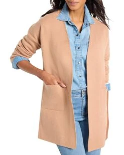 NIC+ZOE Petite Sunset Breeze Reversible Knit Jacket | Coats & Outerwear