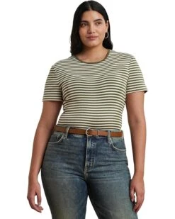 Lauren Ralph Lauren Plus Size Alli Short Sleeve T-Shirt | Shirts & Tops