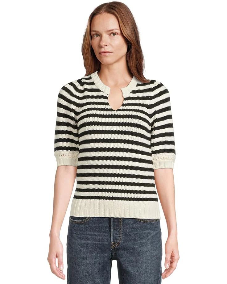 Michael Stars Rosanna Striped Puff Sleeve Sweater | Sweaters 3 Michael Stars Rosanna Striped Puff Sleeve Sweater | Sweaters