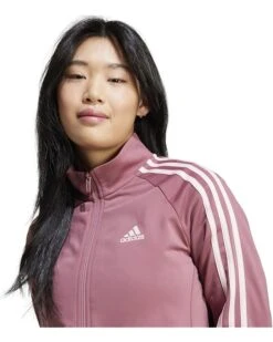 adidas Primegreen Essentials Warm-Up Slim 3-Stripes Track Jacket | Coats & Outerwear -Shoe Vogue Shop 81gZ MbvELL. AC SR736920