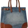 Lauren Ralph Lauren Leather-trim Denim Medium Devyn Tote Bag | Handbags 2 Lauren Ralph Lauren Leather-trim Denim Medium Devyn Tote Bag | Handbags -Shoe Vogue Shop 81pf9qecvYL. AC SR736920