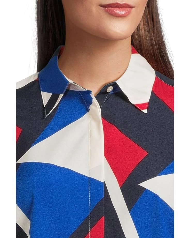 Lauren Ralph Lauren Classic Fit Print Crepe Shirt | Shirts & Tops 6 Lauren Ralph Lauren Classic Fit Print Crepe Shirt | Shirts & Tops - Image 4