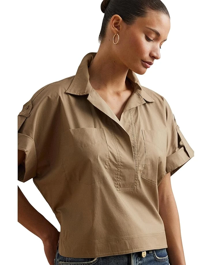 Lauren Ralph Lauren Cotton Blend Short Sleeve Camp Shirt | Shirts & Tops 5 Lauren Ralph Lauren Cotton Blend Short Sleeve Camp Shirt | Shirts & Tops - Image 3