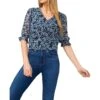 CeCe Elbow Sleeve Ruff V-Neck Blouse | Shirts & Tops -Shoe Vogue Shop 81q9oh95WkL. AC SR736920