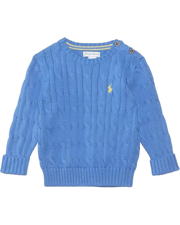 Polo Ralph Lauren Kids Cable-Knit Cotton Sweater (Infant) | Sweaters 3 Polo Ralph Lauren Kids Cable-Knit Cotton Sweater (Infant) | Sweaters