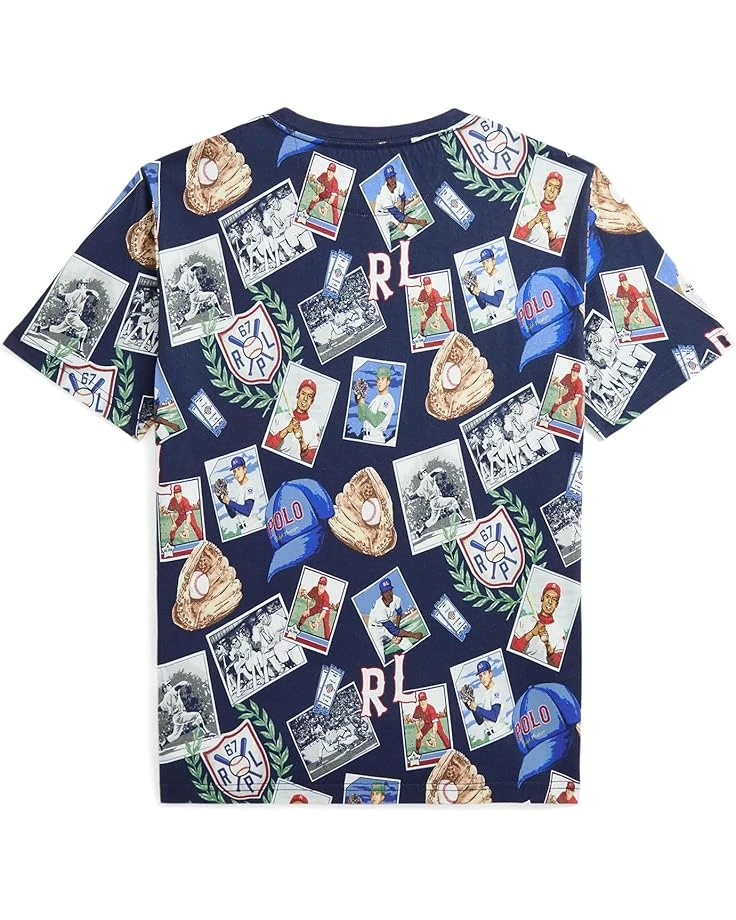Polo Ralph Lauren Kids Baseball-Print Cotton Jersey Tee (Big Kid) | Shirts & Tops 4 Polo Ralph Lauren Kids Baseball-Print Cotton Jersey Tee (Big Kid) | Shirts & Tops - Image 2