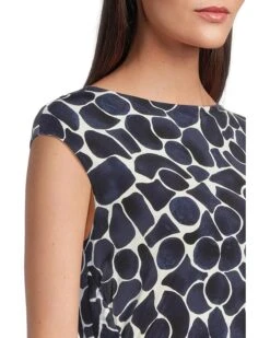 NIC+ZOE Geo Pebble Side Ruche Dress | Dresses -Shoe Vogue Shop 81yGpBuxi2L. AC SR736920