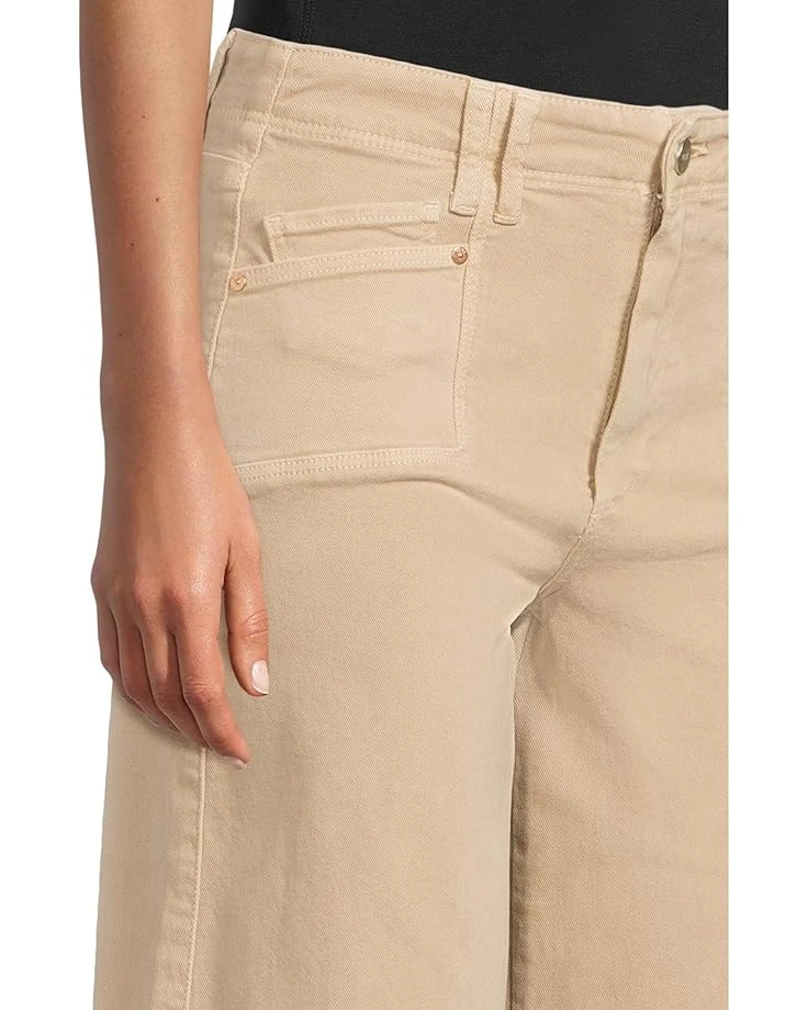 Paige Anessa With Set in Pockets And Raw Hem in Vintage Soft Sand | Jeans 6 Paige Anessa With Set in Pockets And Raw Hem in Vintage Soft Sand | Jeans - Image 4