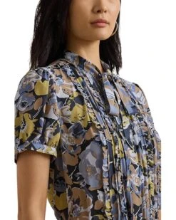 Lauren Ralph Lauren Floral Georgette Puff Sleeve Shirt | Shirts & Tops -Shoe Vogue Shop 81z6Upi93eL. AC SR736920