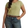 Lauren Ralph Lauren Plus Size Grieta Short Sleeve T-Shirt | Shirts & Tops -Shoe Vogue Shop 81z9dEtjAhL. AC SR736920