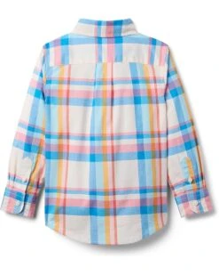 Janie and Jack Madras Plaid Button-Down Shirt (Toddler/Little Kid/Big Kid) | Shirts & Tops -Shoe Vogue Shop 81zuAh7ik2L. AC SR736920