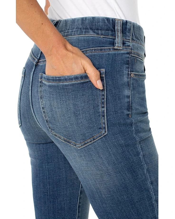 Liverpool Los Angeles Gia Pull On Crop Flare With Exposed Button Jean 25in Inseam | Jeans 5 Liverpool Los Angeles Gia Pull On Crop Flare With Exposed Button Jean 25in Inseam | Jeans - Image 3