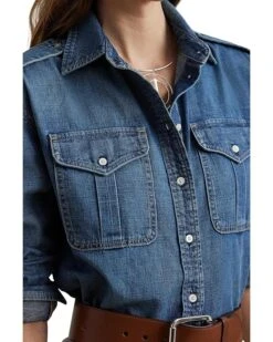 Lauren Ralph Lauren Relaxed Fit Denim Shirt | Shirts & Tops 8 Lauren Ralph Lauren Relaxed Fit Denim Shirt | Shirts & Tops -Shoe Vogue Shop 91CQagomt1L. AC SR736920