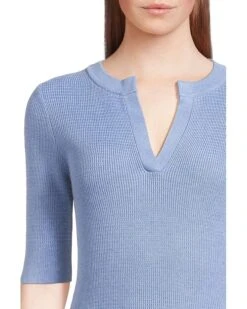 Lilla P Elbow Sleeve Split Neck Sweater | Sweaters 11 Lilla P Elbow Sleeve Split Neck Sweater | Sweaters -Shoe Vogue Shop 91MOFs2uiRL. AC SR736920