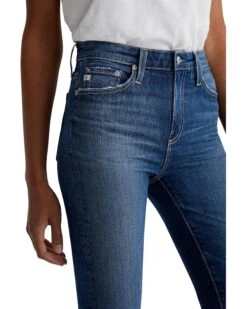 AG Jeans Farrah Mid Rise Crop Boot Jeans in 11 Years Memory -Shoe Vogue Shop 91OLvR8ZsnL. AC SR736920
