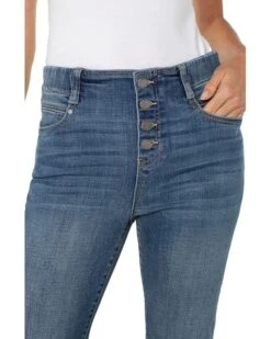 Liverpool Los Angeles Gia Pull On Crop Flare With Exposed Button Jean 25in Inseam | Jeans 9 Liverpool Los Angeles Gia Pull On Crop Flare With Exposed Button Jean 25in Inseam | Jeans -Shoe Vogue Shop 91R cnyZE1L. AC SR736920