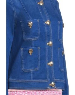 Lilly Pulitzer Shepa Denim Jacket | Coats & Outerwear -Shoe Vogue Shop 91SUtPLQML. AC SR736920