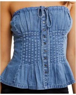 Free People Denim Wink Wink Tube | Shirts & Tops 8 Free People Denim Wink Wink Tube | Shirts & Tops -Shoe Vogue Shop 91XJz1g45L. AC SR736920