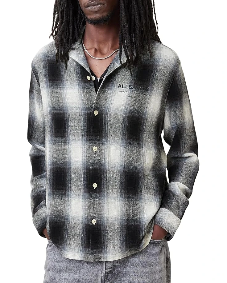 AllSaints Underfade Long Sleeve Shirt | Shirts & Tops 3 AllSaints Underfade Long Sleeve Shirt | Shirts & Tops