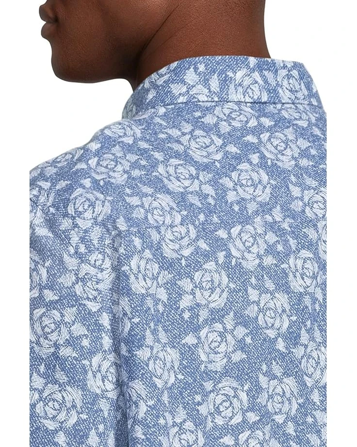 Johnston & Murphy Short Sleeve Rose Print Linen Shirt | Shirts & Tops 6 Johnston & Murphy Short Sleeve Rose Print Linen Shirt | Shirts & Tops - Image 4