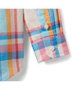 Janie and Jack Madras Plaid Button-Down Shirt (Toddler/Little Kid/Big Kid) | Shirts & Tops -Shoe Vogue Shop 91kIqUwhWbL. AC SR736920