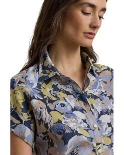 Lauren Ralph Lauren Petite Broono Short Sleeve Button Front Shirt | Shirts & Tops 8 Lauren Ralph Lauren Petite Broono Short Sleeve Button Front Shirt | Shirts & Tops -Shoe Vogue Shop 91nd89oxiTL. AC SR736920