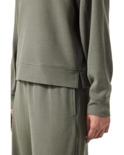 Splendid Waffle Scuba Polo Sweatshirt | Hoodies & Sweatshirts -Shoe Vogue Shop 91oR67seJjL. AC SR736920