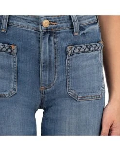 KUT from the Kloth MEG HIGH RISE WIDE LEG PATCH PKTS W/BRAID ON TOP | Jeans 9 KUT from the Kloth MEG HIGH RISE WIDE LEG PATCH PKTS W/BRAID ON TOP | Jeans -Shoe Vogue Shop A1frIvoNm4L. AC SR736920